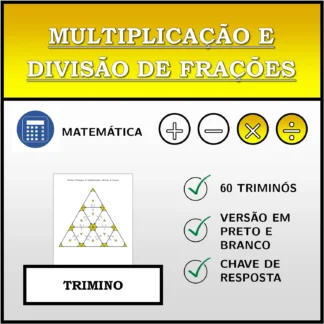 Trimino: Multiplicação e divisão de frações