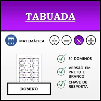 Dominó: Tabuada