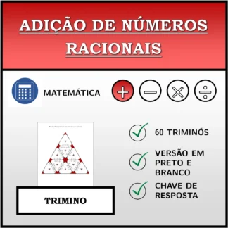 Trimino: Adição de números racionais