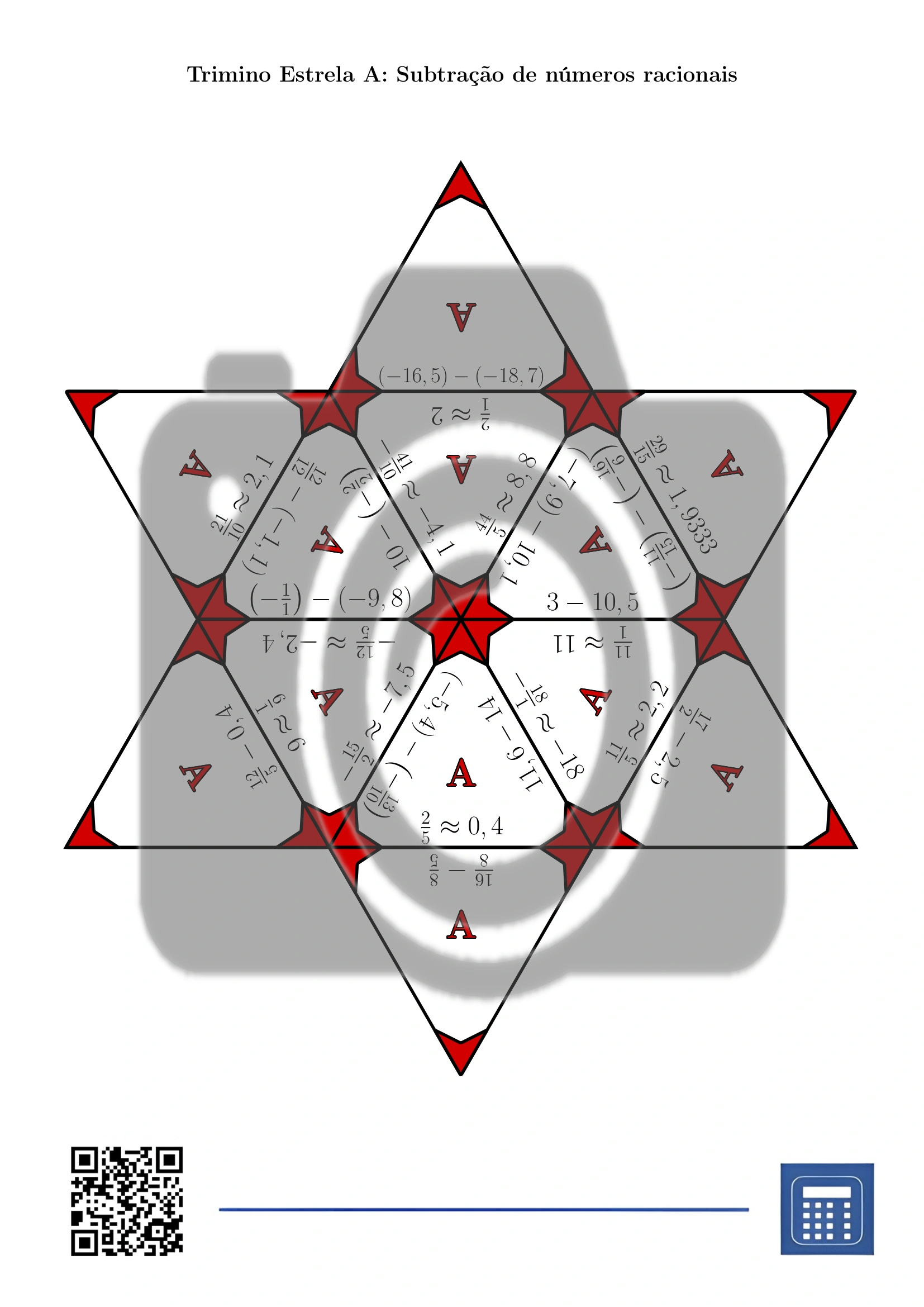 Trimino: Subtração de números racionais - Image 4