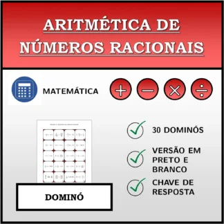 Dominó: Aritmética de números racionais