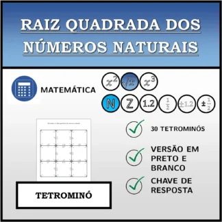 Tetromino: Raiz quadrada dos números naturais