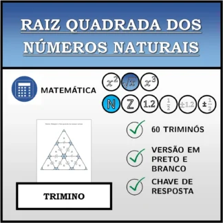 Trimino: Raiz quadrada dos números naturais