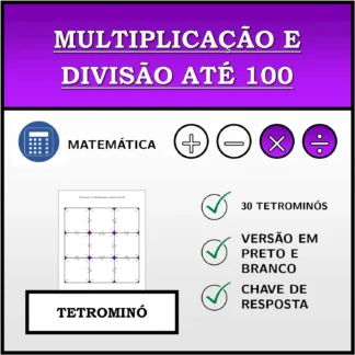 Tetromino: Multiplicação e divisão até 100