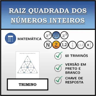 Trimino: Raiz quadrada dos números inteiros