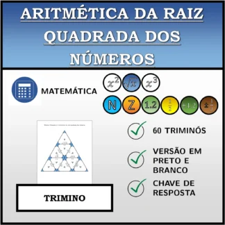 Trimino: Aritmética da raiz quadrada dos números